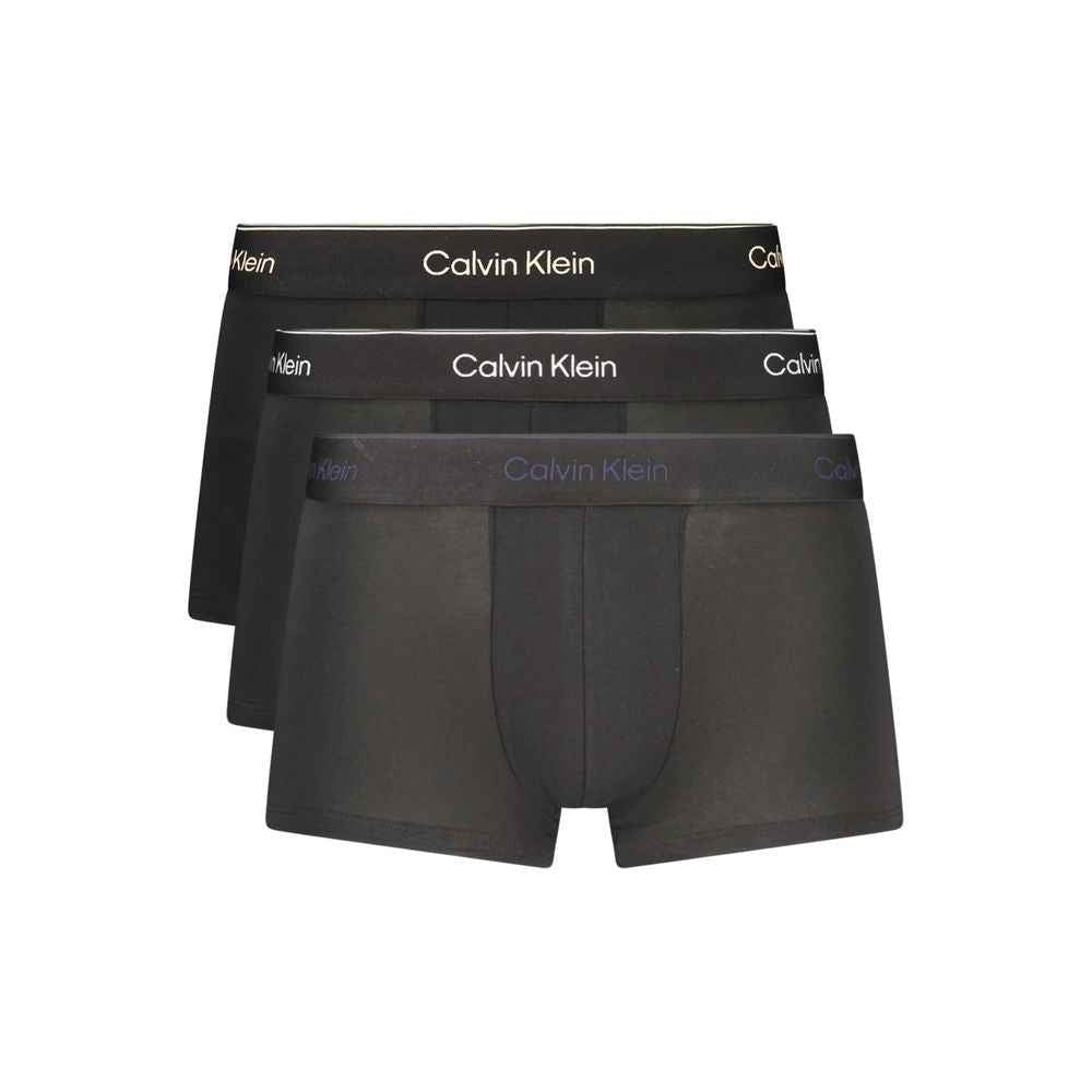Black Cotton Menswear Short