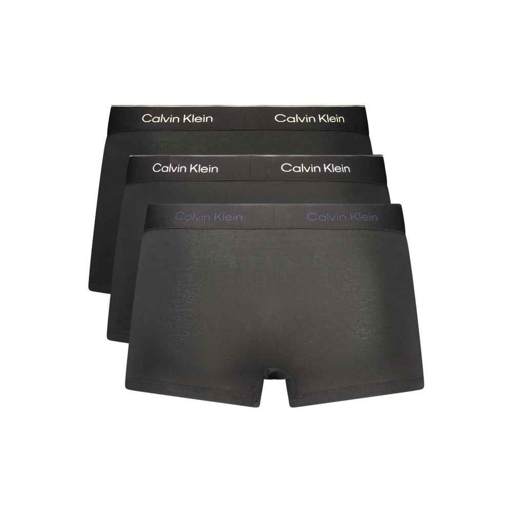 Black Cotton Menswear Short