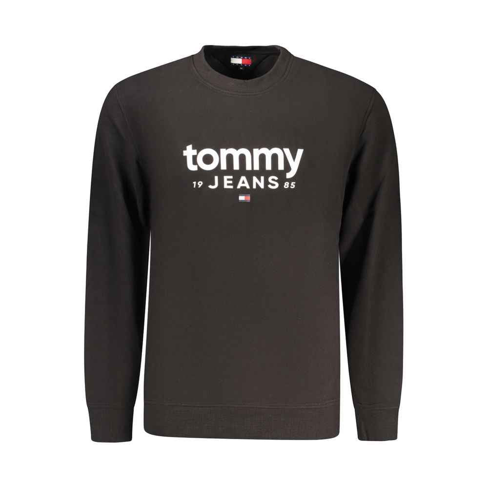 Black Cotton Sweatshirt