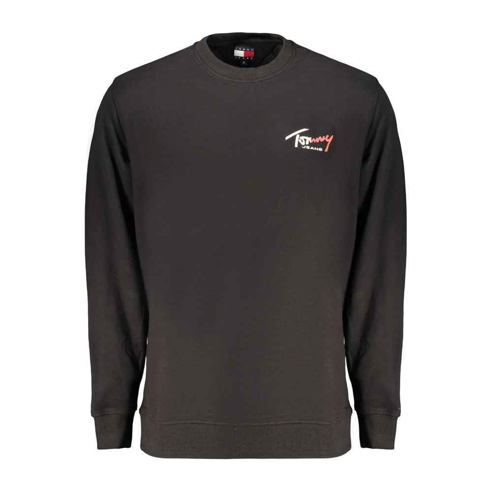 Black Cotton Sweatshirt