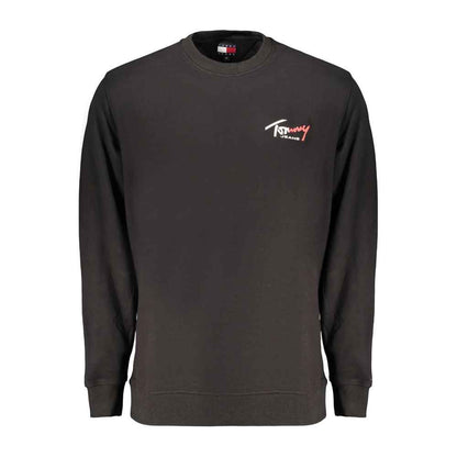 Black Cotton Sweatshirt
