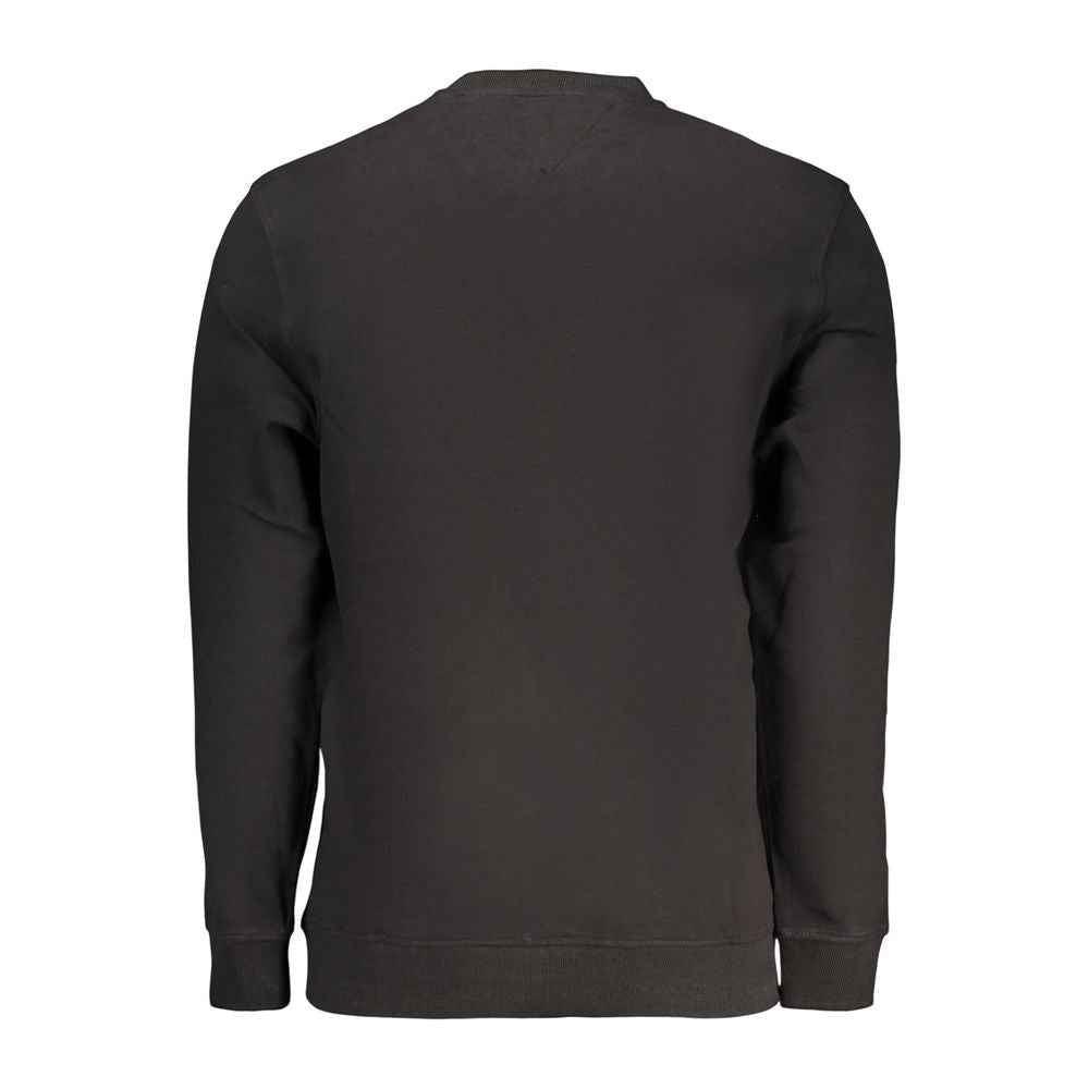 Black Cotton Sweatshirt