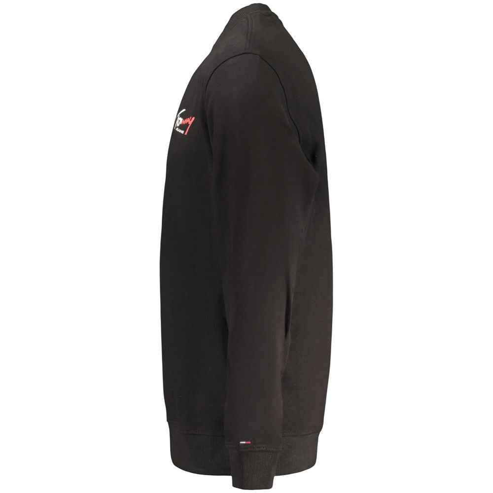 Black Cotton Sweatshirt