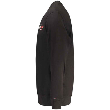 Black Cotton Sweatshirt