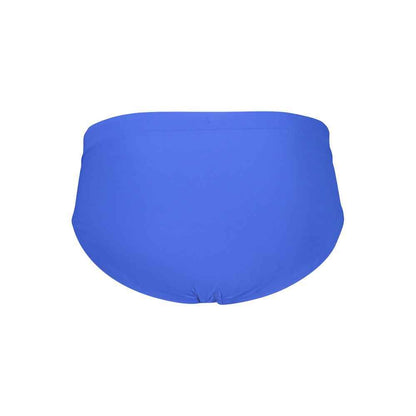 Blue Polyester Swim Briefs