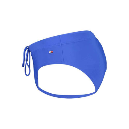 Blue Polyester Swim Briefs