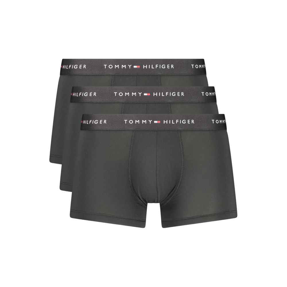 Black Polyester Boxers