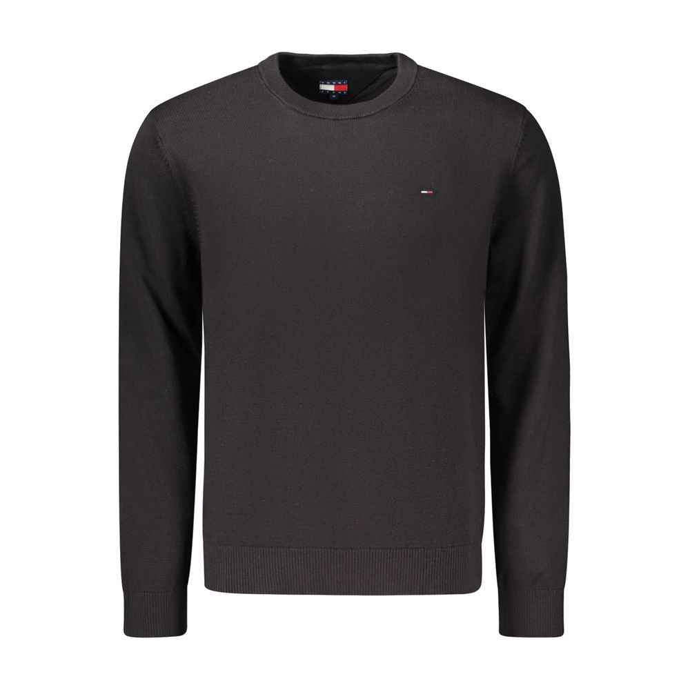 Black Cotton Sweatshirt