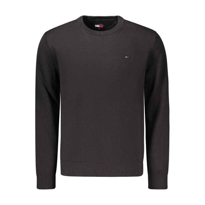 Black Cotton Sweatshirt