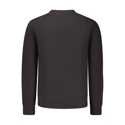 Black Cotton Sweatshirt