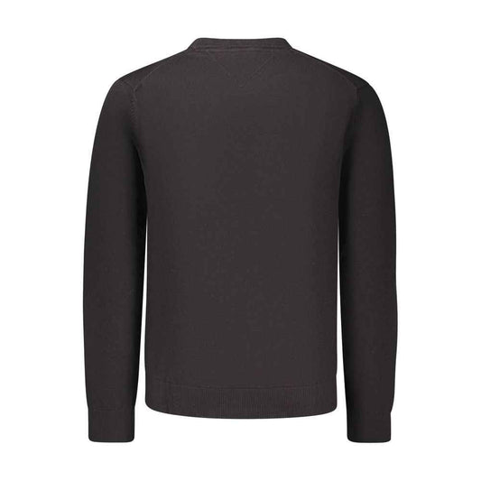 Black Cotton Sweatshirt