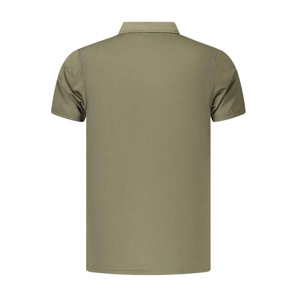 Green Polyester Polo Shirt