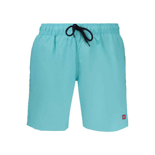 Blue Polyamide Swim Shorts