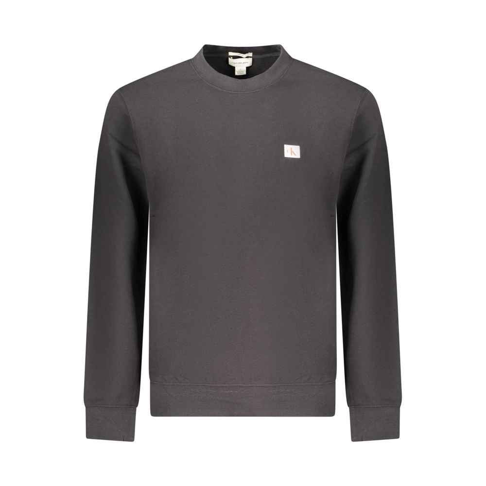 Black Cotton Sweatshirt
