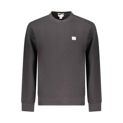 Black Cotton Sweatshirt