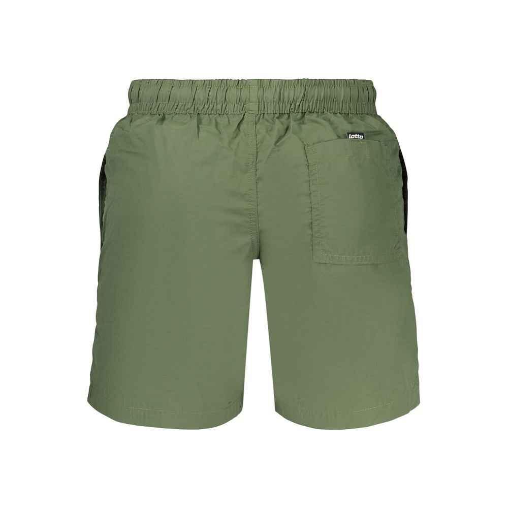 Green Polyamide Swim Shorts