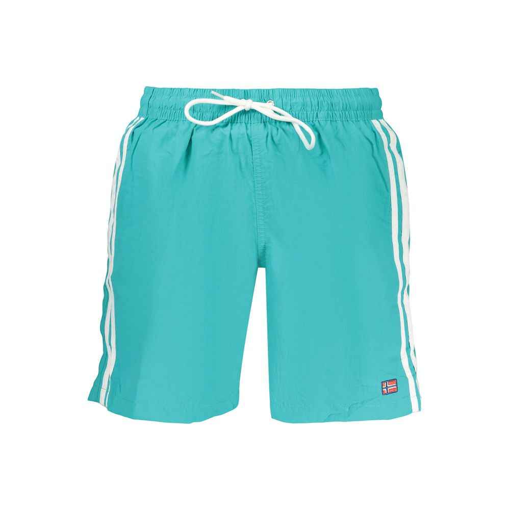 Blue Polyamide Swim Shorts