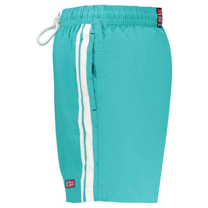 Blue Polyamide Swim Shorts
