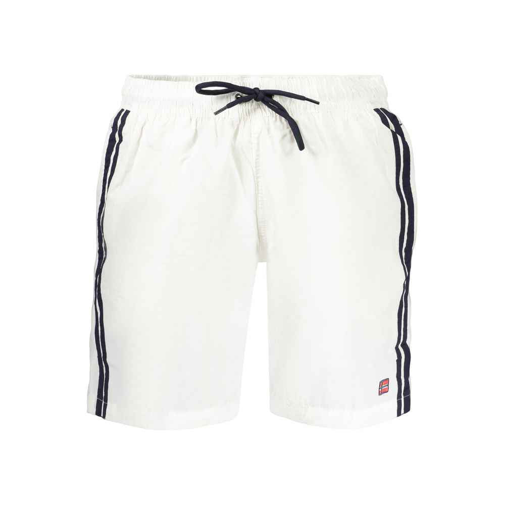 White Polyamide Swim Shorts