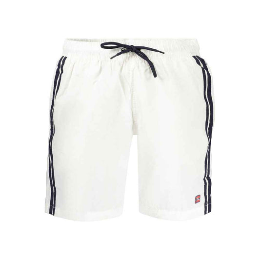 White Polyamide Swim Shorts