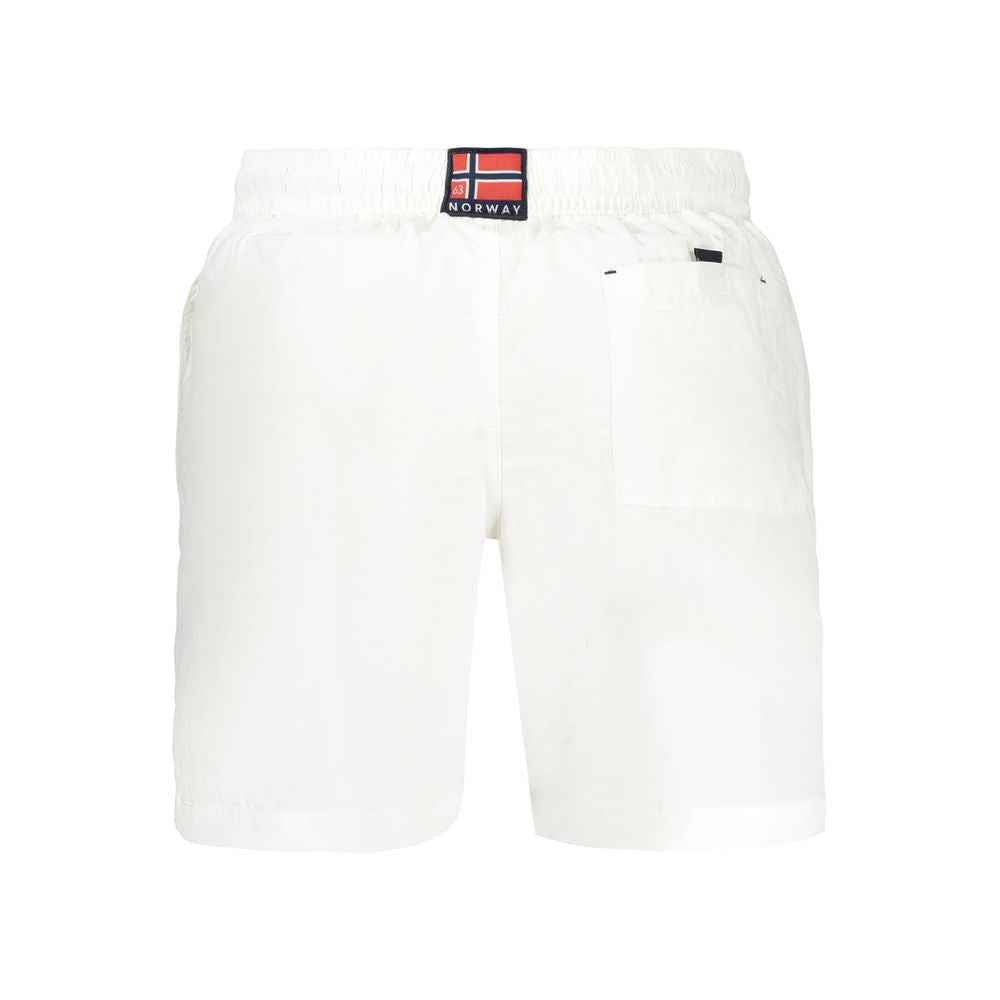 White Polyamide Swim Shorts