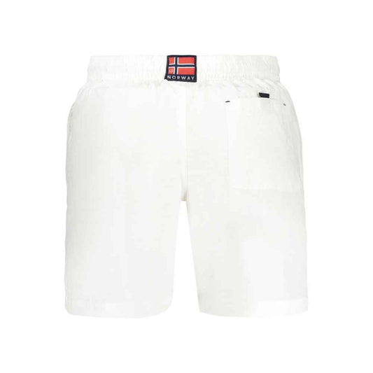 White Polyamide Swim Shorts