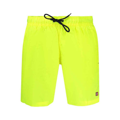 Yellow Polyamide Swim Shorts