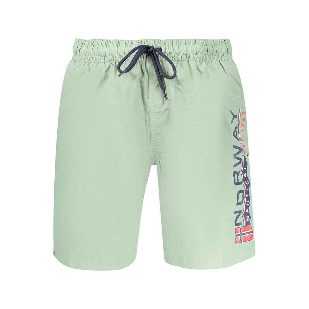 Green Polyamide Swim Shorts