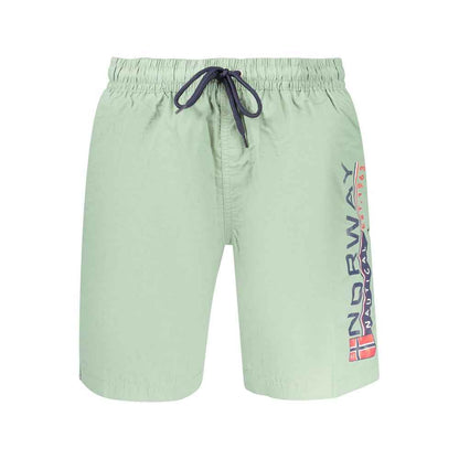 Green Polyamide Swim Shorts