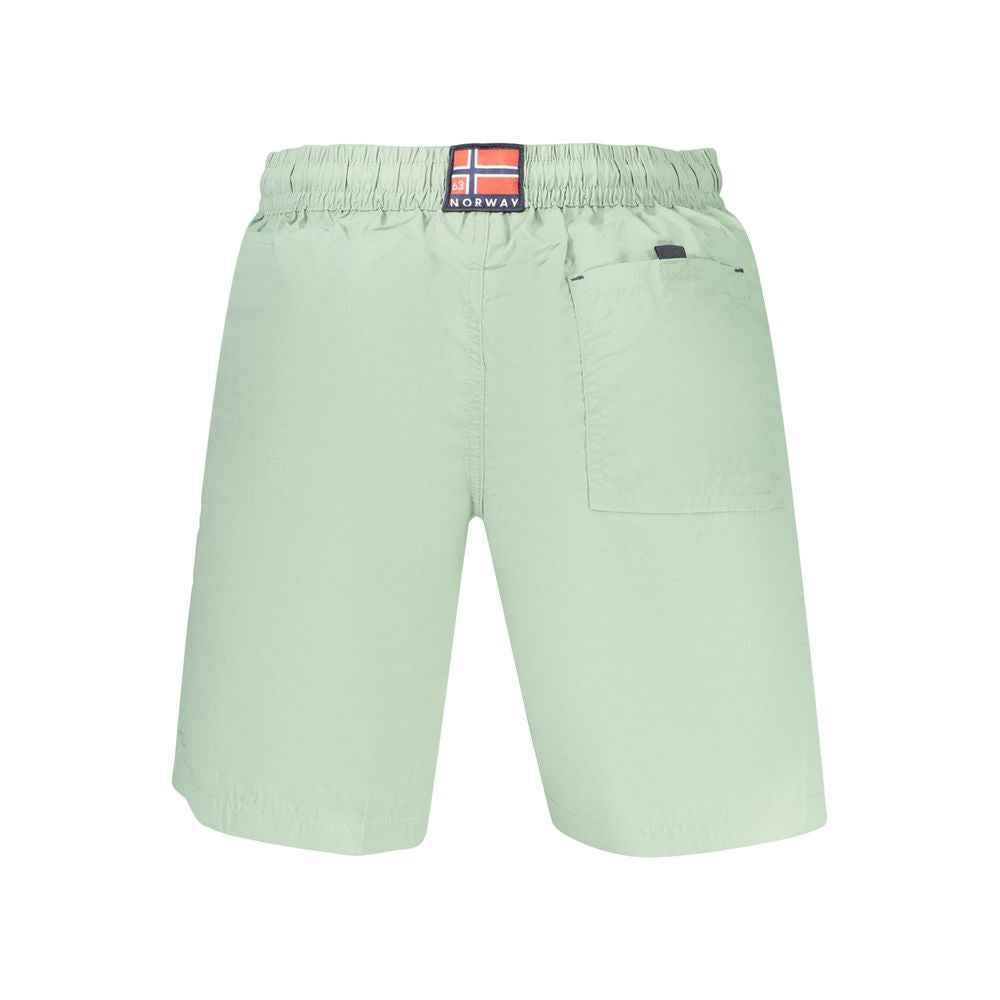 Green Polyamide Swim Shorts