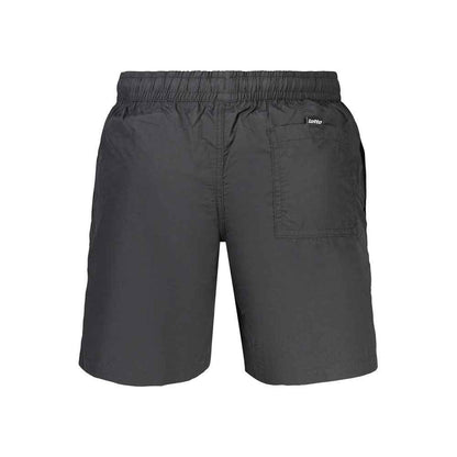 Black Polyamide Men's Swimwear