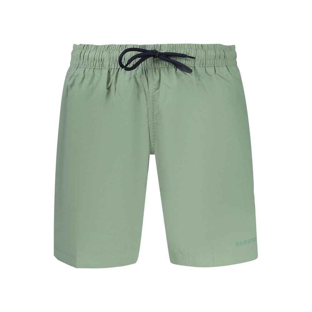 Green Polyamide Men's Swimwear