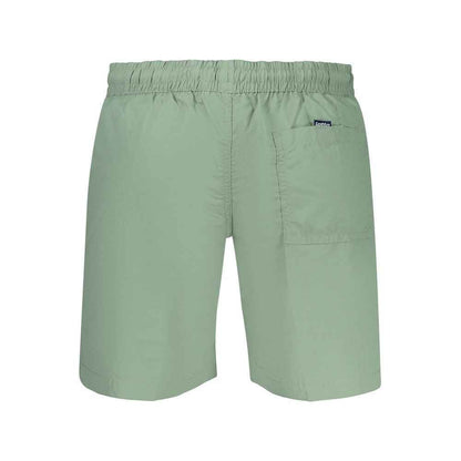 Green Polyamide Men's Swimwear