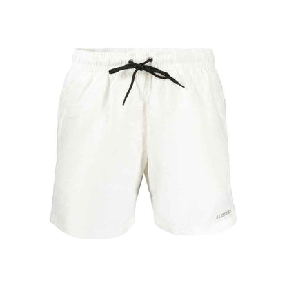 White Polyamide Men's Swimwear