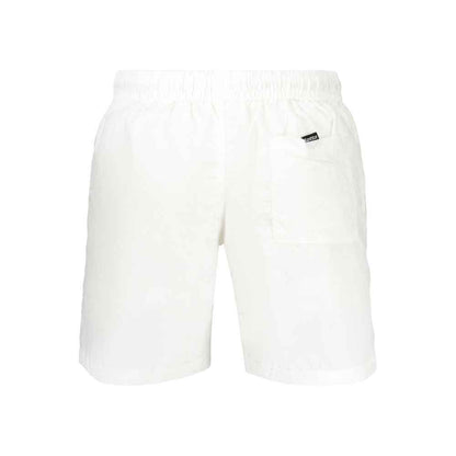 White Polyamide Men's Swimwear