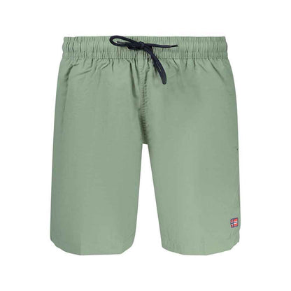 Green Polyamide Men's Swimwear