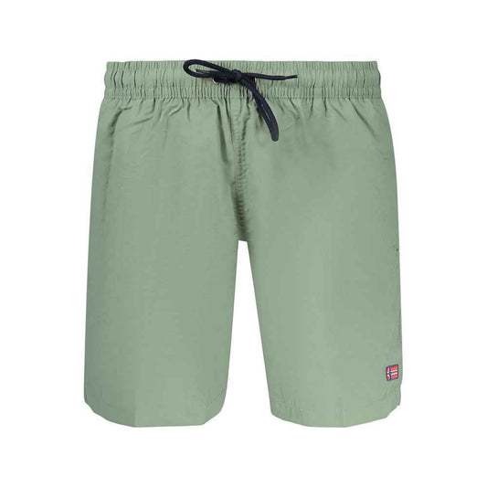 Green Polyamide Men's Swimwear
