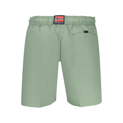 Green Polyamide Men's Swimwear