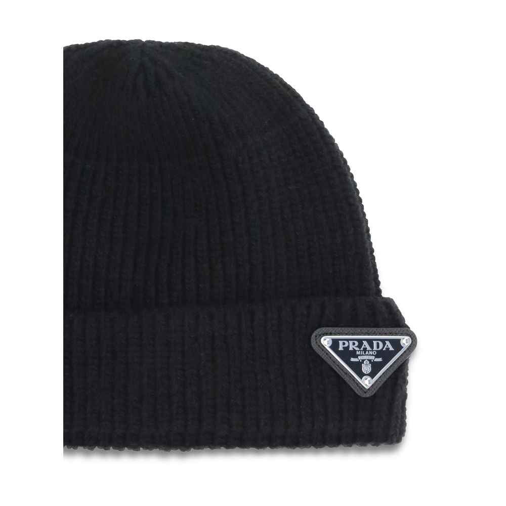 Black Wool Oves Aries Beanie