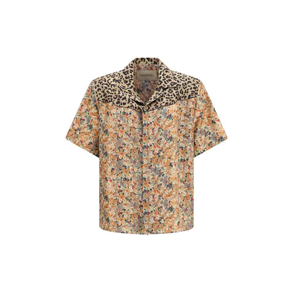 Multicolor Silk Pattern Shirt