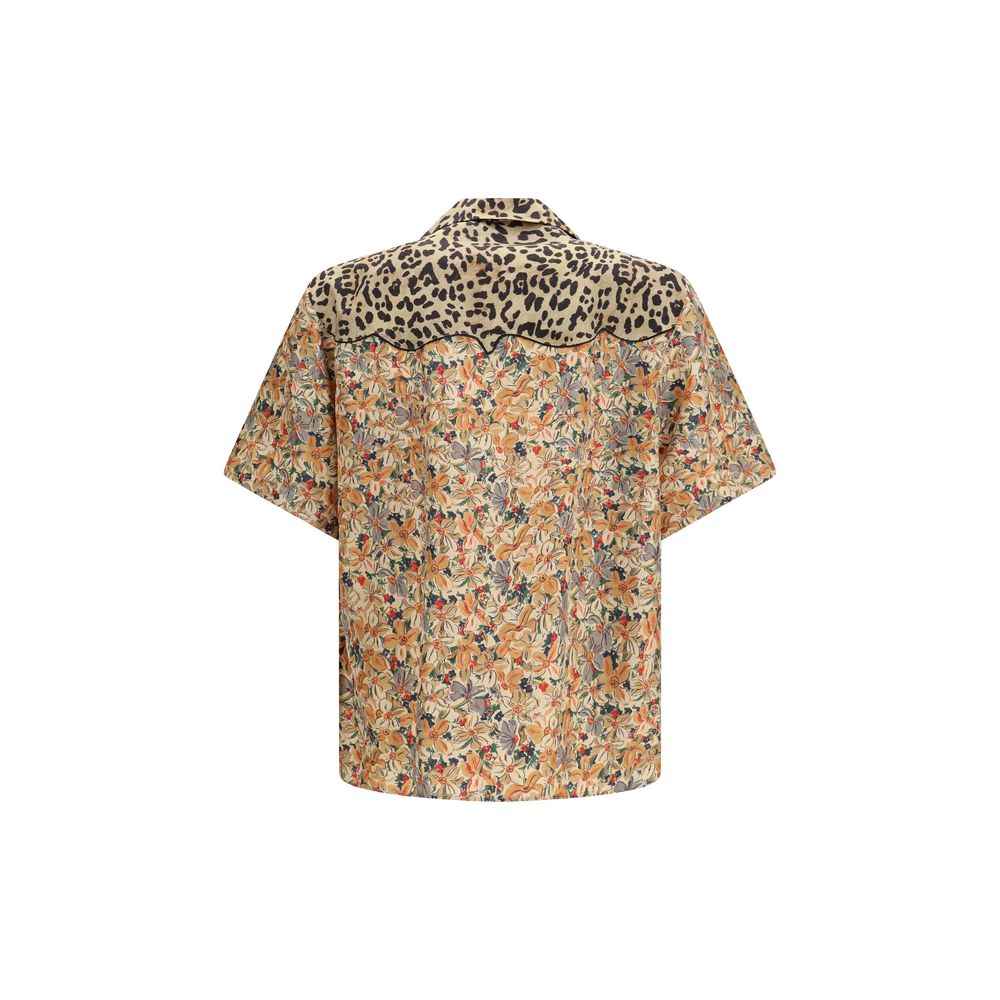 Multicolor Silk Pattern Shirt