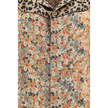 Multicolor Silk Pattern Shirt