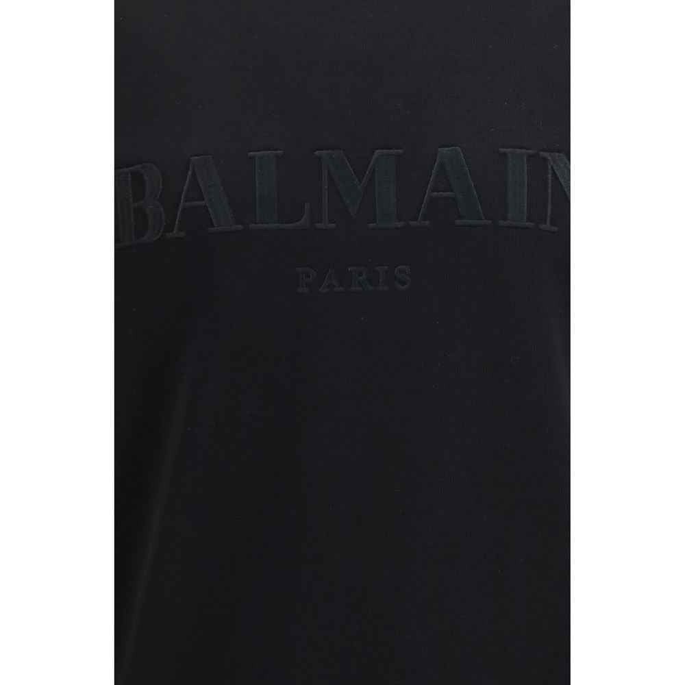 Black Cotton Sweatshirt