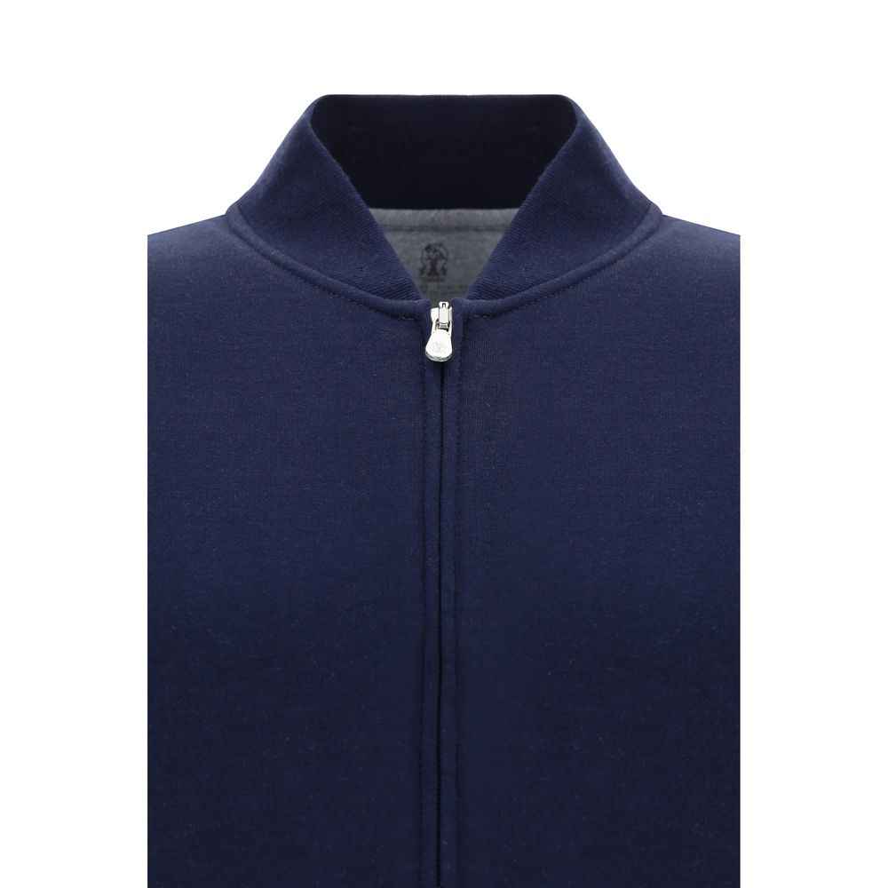 Blue Cotton Sweatshirt