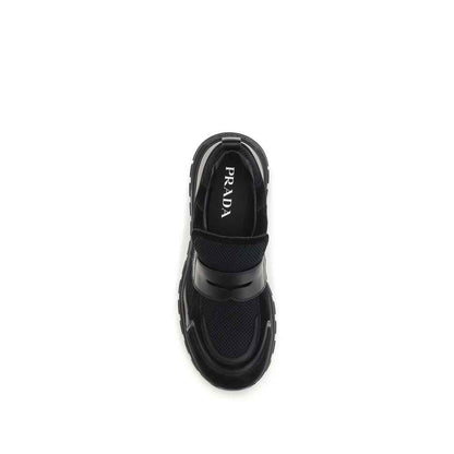 Black Calf Leather Bos Taurus Athletic Sneakers
