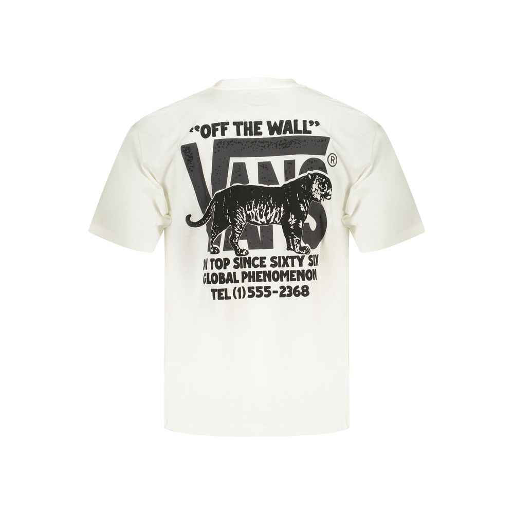 White Cotton Men's T-Shirt