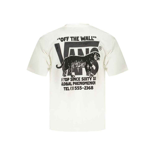 White Cotton Men's T-Shirt