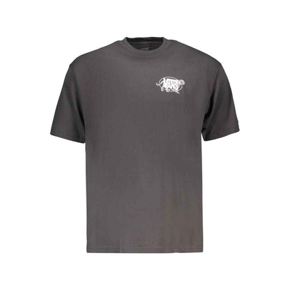 Black Cotton Men's T-Shirt