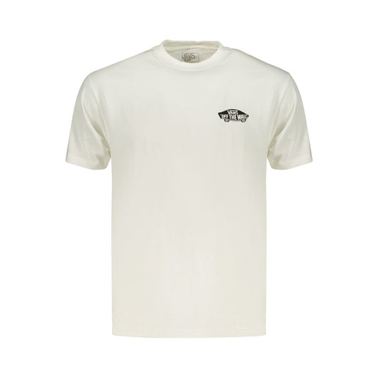 White Cotton Men's T-Shirt