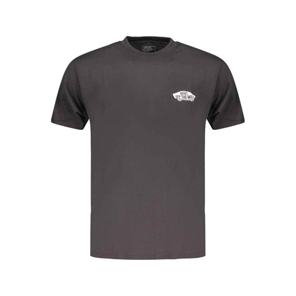 Black Cotton Men's T-Shirt